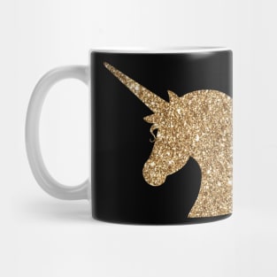 Gold Unicorn Mug